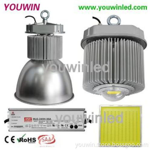 high lumen Meanwell driver 200w led bulb huizhuo lighting